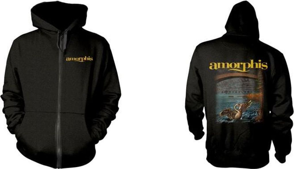 Amorphis Kapuzenpullover Herren Borderland schwarz L
