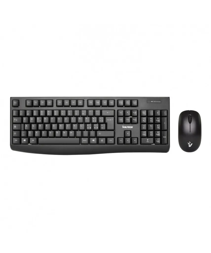 Ensemble clavier souris sans fil Vultech KM-821W ultra silencieux
