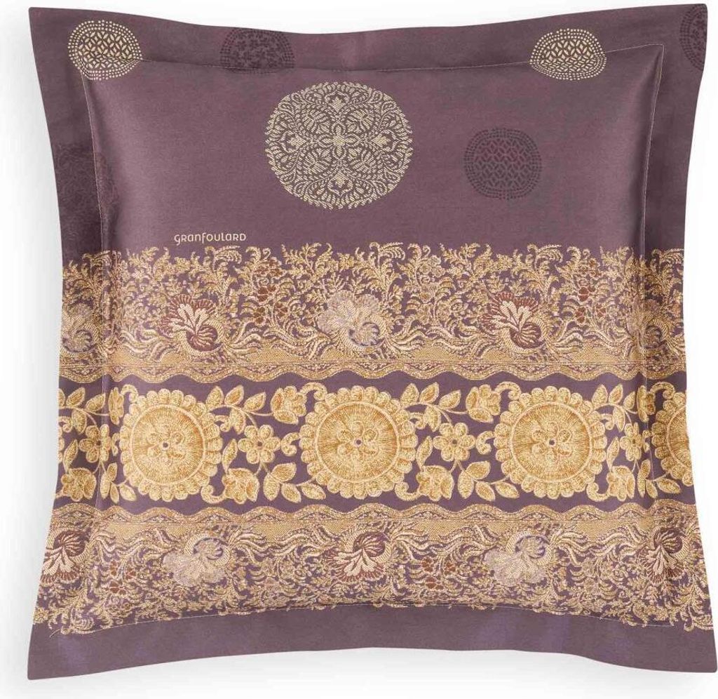Bassetti Baumwollsatin-Kissenbezug einzeln PALLAVICINO Farbe GRAU G1 Größe 65x65