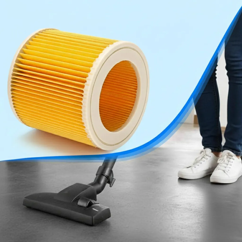 Filtres Aspirateur Kärcher WD3 WD4 pour Nettoyage Minutieux - Lot de 3
