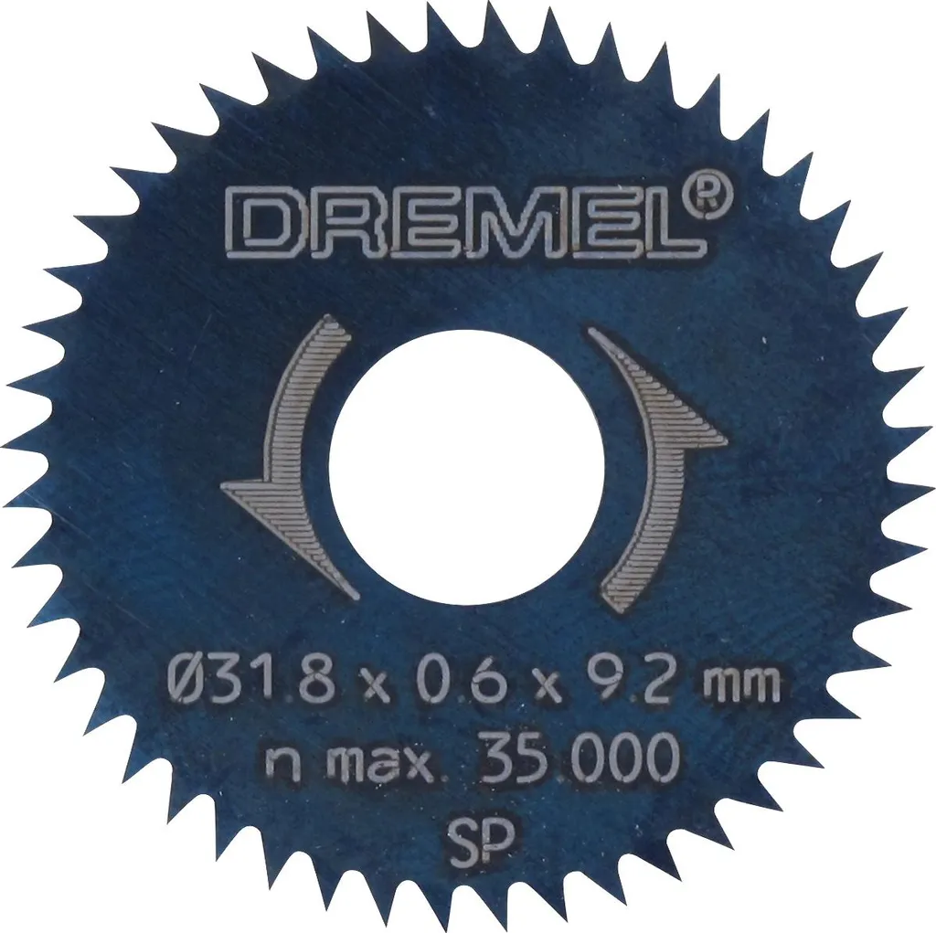 Ricambi Originali Dremel 546 VE2 - Doppia Lama Circolare Legno 31.8mm