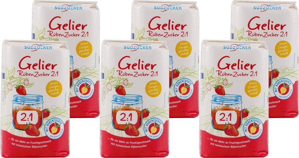 Südzucker Gelier Rüben Zucker 2:1 (10 x 500g) Produktbild 