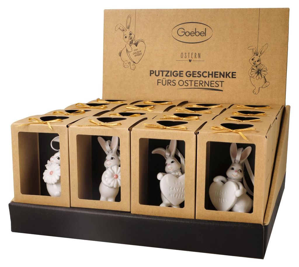 Goebel Display Snow White Minis Thekendisplay sortiert