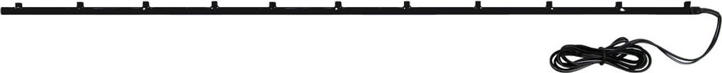 Klebeschiene Lampa Led, 24V - Schwarz - 70 cm - 12 Steckverbindungen