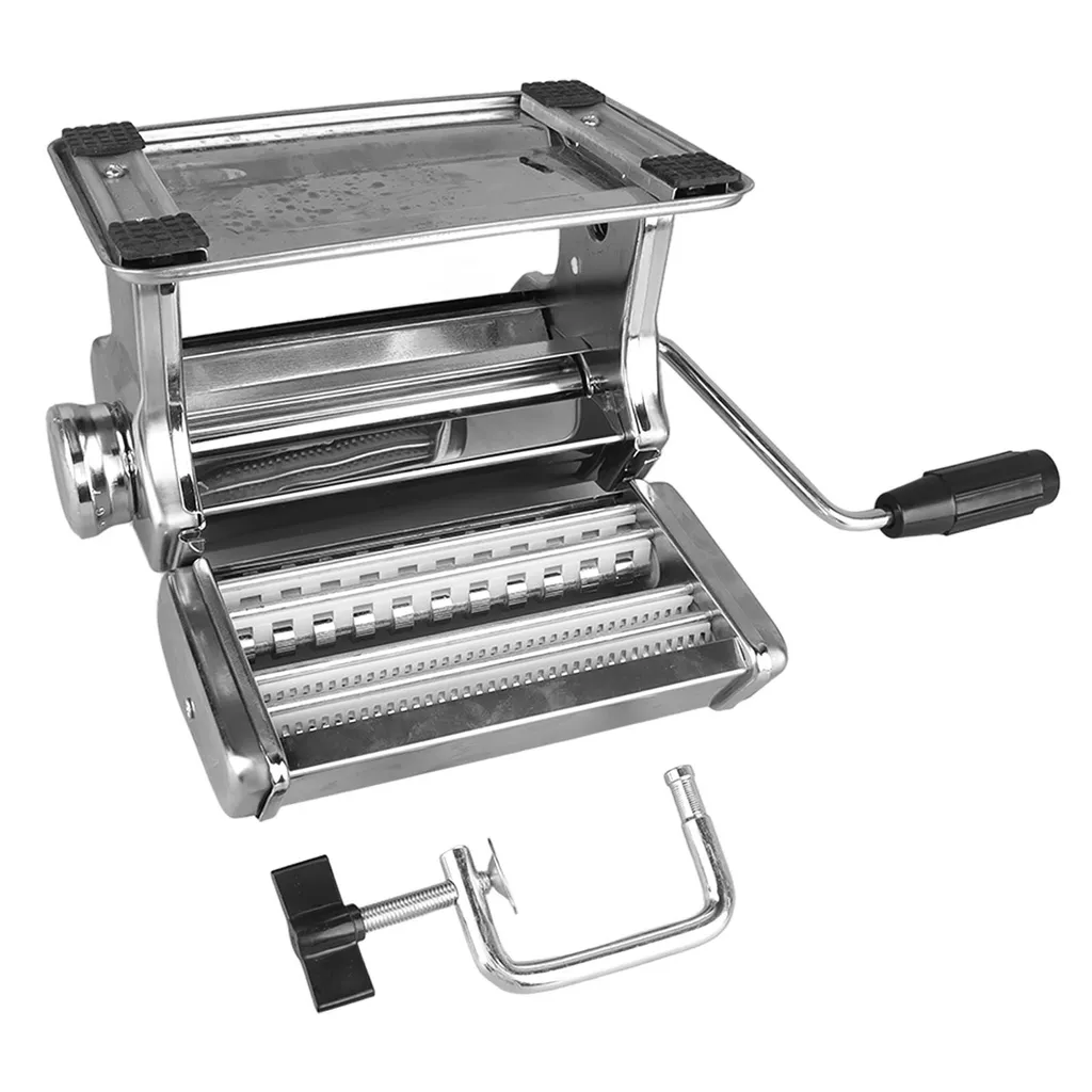Machine à nouilles manuelle et robuste avec rouleaux en acier