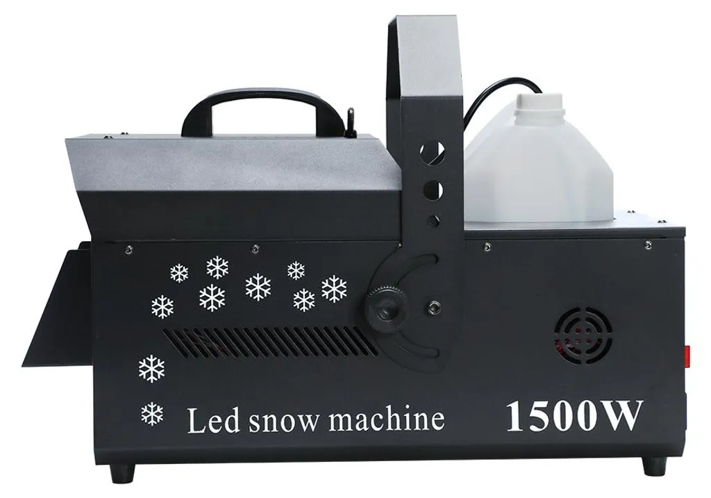 Machine à neige multicolore à grand débit et pilotage à distance prise EU