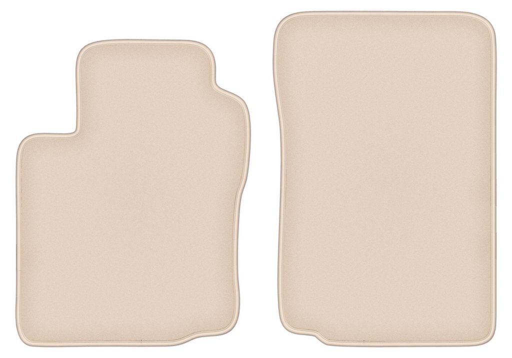 DURBAN Beige Velours-Fußmatten vorne für Suzuki Grand Vitara I 5-türig (1998-2005)