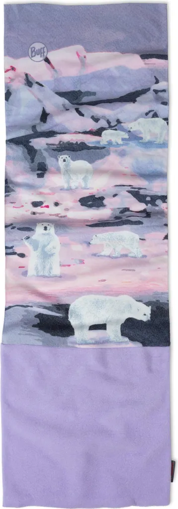 Buff Polar Cache-Cou Violet Original en Polaire Douce - Taille Unique - 2