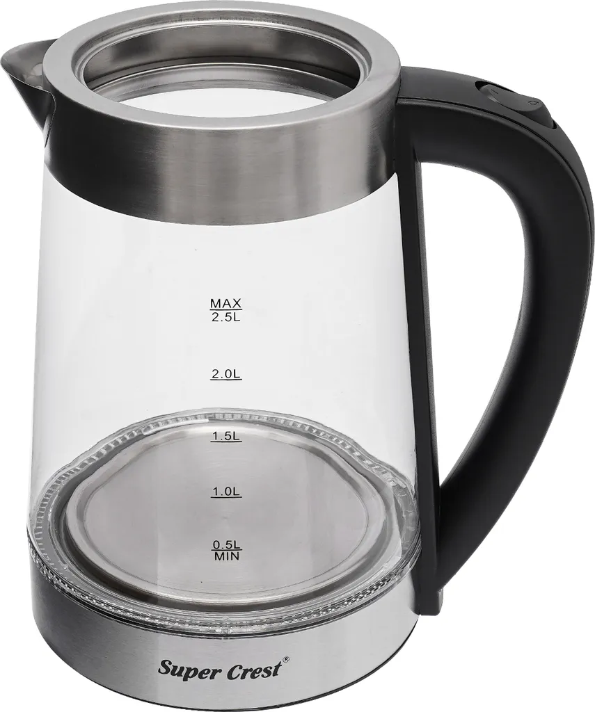 Bollitore Elettrico Vetro 2.5L 1800W | Bollitura Rapida per Famiglie - 3