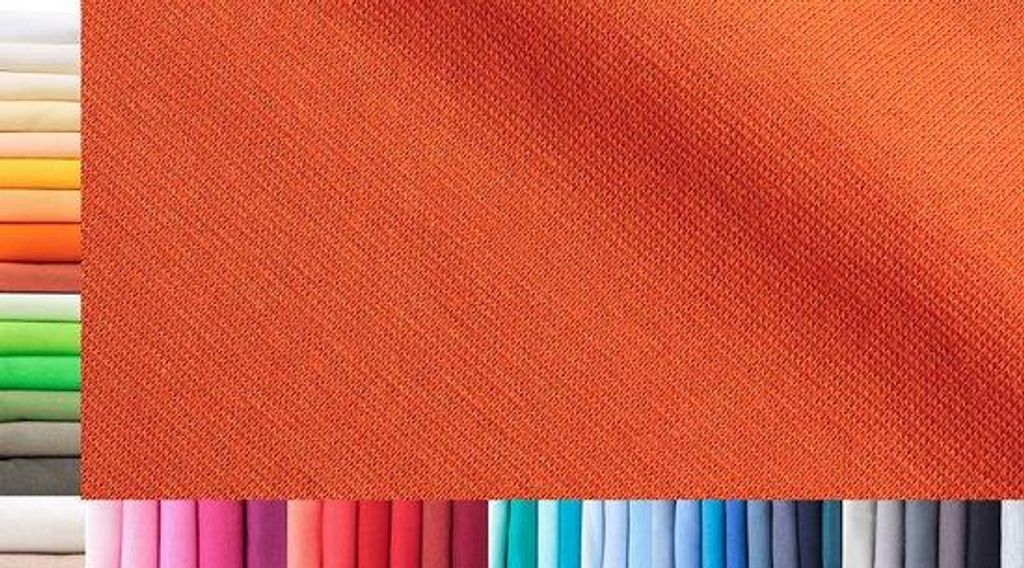 XXL-Kleidung in Zalmoranje | 96% Baumwolle, 4% Elasthan | Jersey-Stoff | 0,75 m lang | 75 cm breit