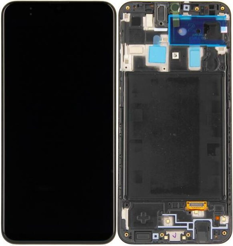 Original AMOLED Display Touchscreen Bildschirm Rahmen Schwarz für Samsung Galaxy A20 A205F /M10s M107F