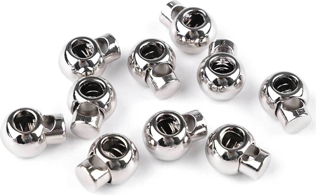 4 Stück Kordel-Stopper aus Metall Kordelklemmen für Produktbild 