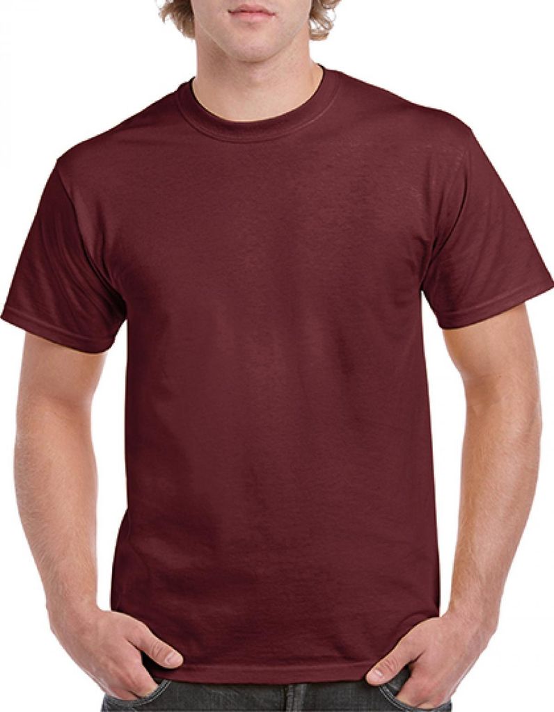 Gildan 5000 | Heavy Baumwolle Herren T-Shirt - Farbe: Maroon - Größe: 3XL