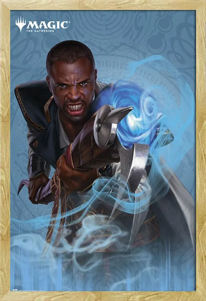 Poster MTG Teferi con Cornice Shinsuke Shinsuke® Maxi Faggio 61x91,5 cm