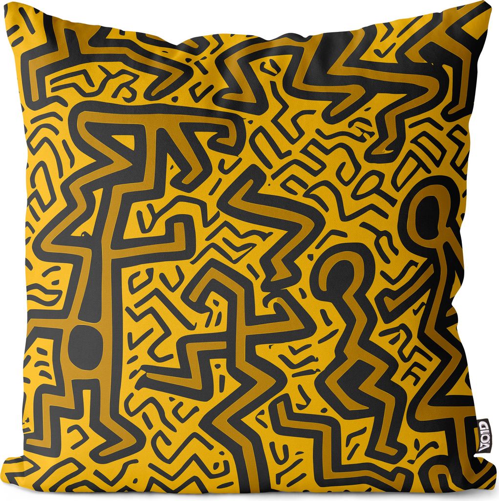 VOID Ethno Afrika Muster Tribal Grafik Kissenbezug Kissenhülle sofa couch wohnzimmer dekoration wasserfest Outdoor Garten Kissen bezug deko