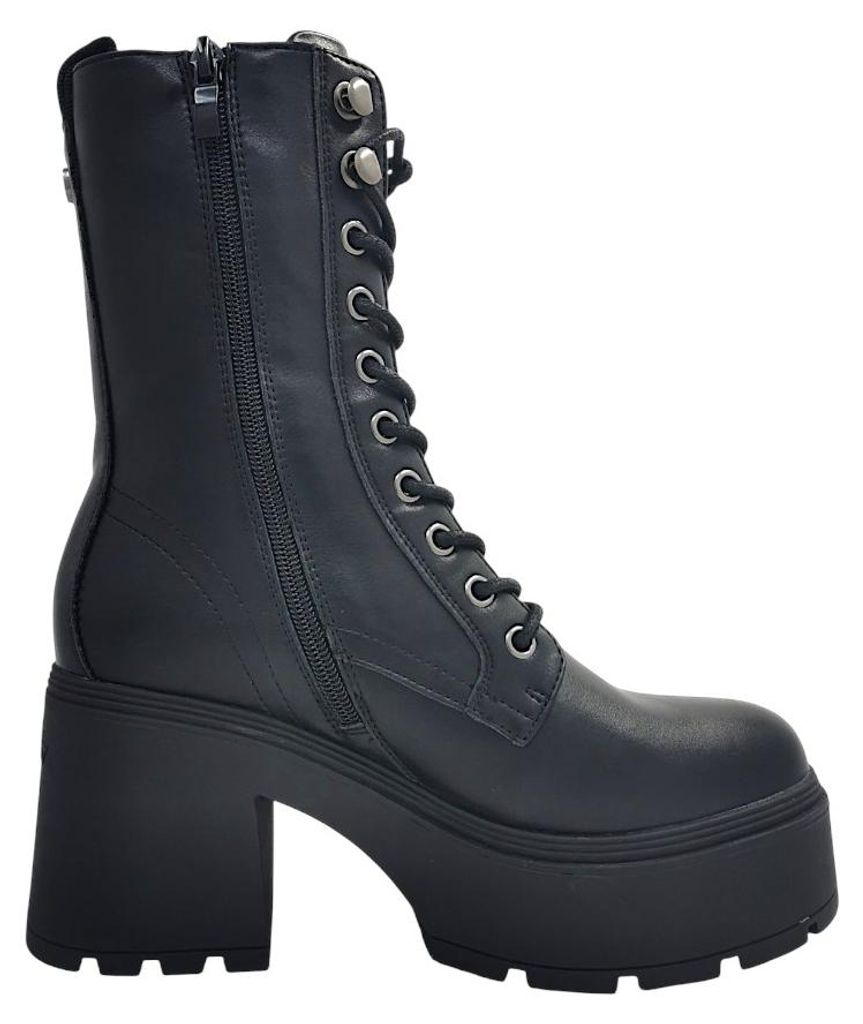 Botas de media caña Buffalo Mila, con cordones, para mujer, Imagen del producto 