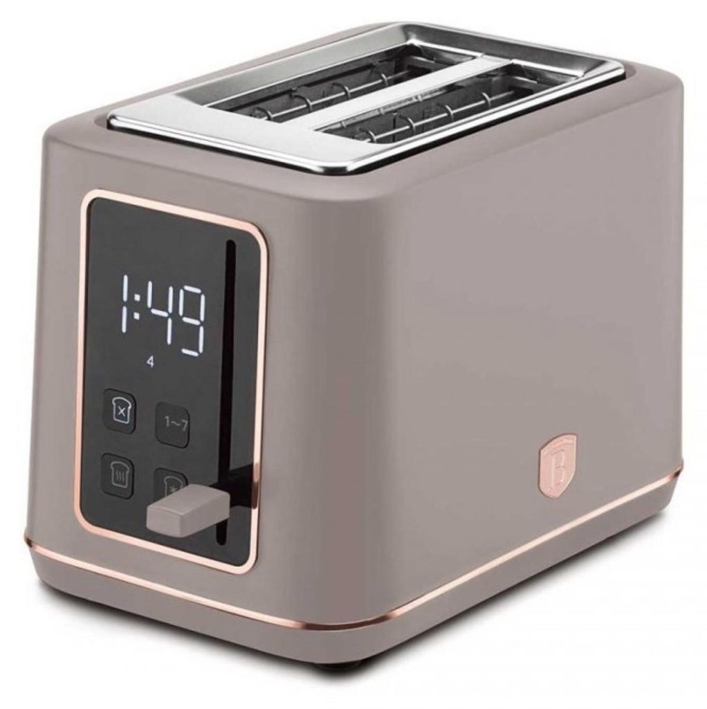 A studio shot of a digital toaster.