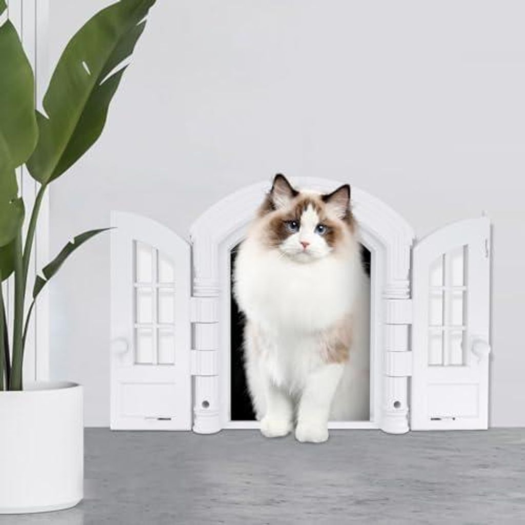 Katzentür, Katzenklappe Innentür, Katzentür für Außentür Produktbild 