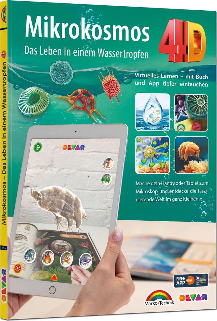 Mikrokosmos 4D - Das Leben in einem Wassertropfen mit APP entdecke die Welt im ganz Kleinen