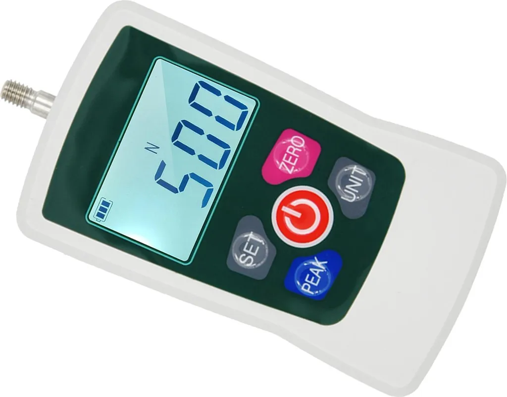 Mesure de Traction et Compression 500N : Dynamomètre Digital avec LCD