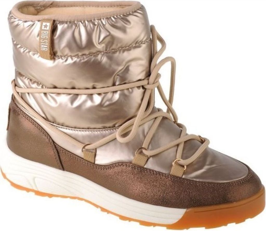 Big Star Snow Boots KK274276, Schneestiefel, Damen, Gold, Größe: 39