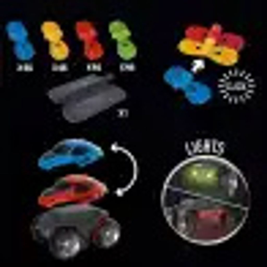 Smoby FleXtreme Starter-Set Autorennbahn - 184 bunte Produktbild 52