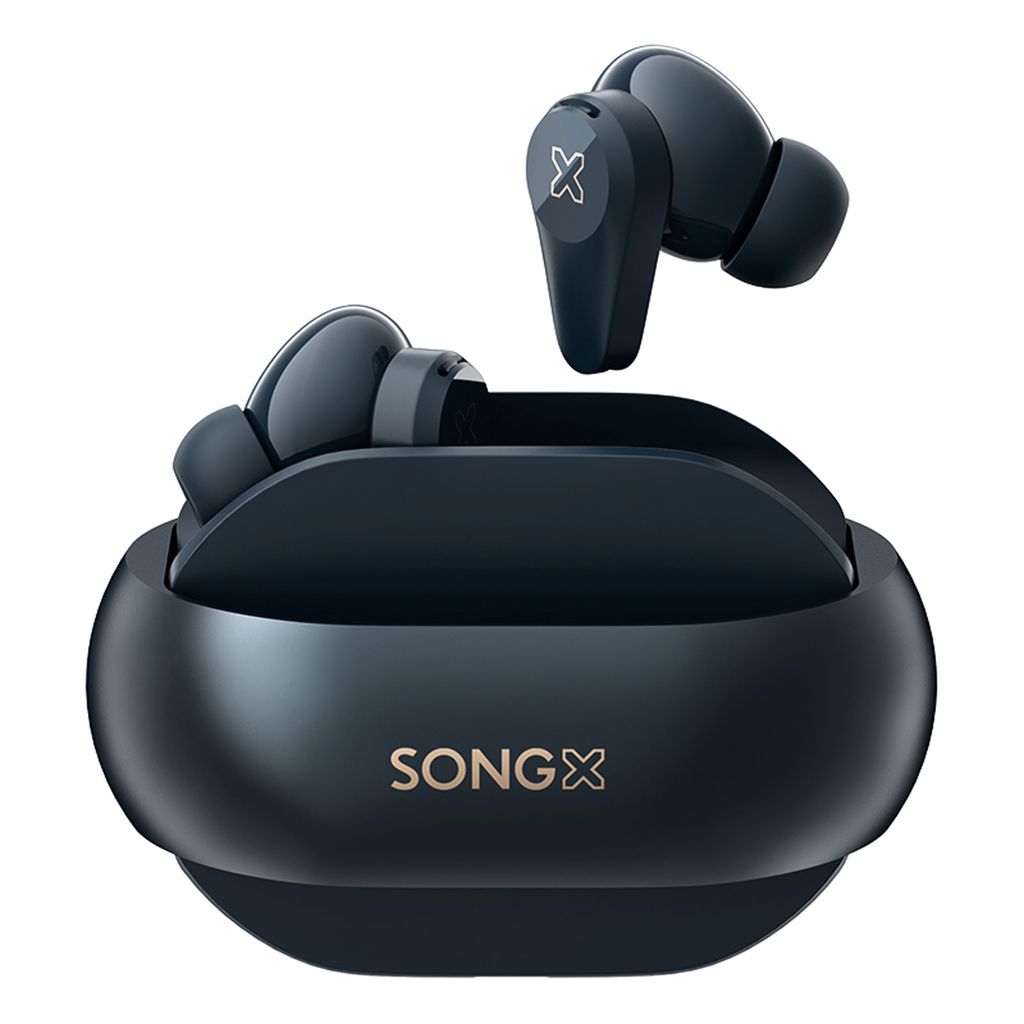 SONGX SX12 BT5.2 True Wireless Kopfhoerer Aktive Geraeuschunterdrueckung Kopfhoerer ANC Musikkopfhoerer mit Mikrofon Sport Headset Ladebox Touch Co...