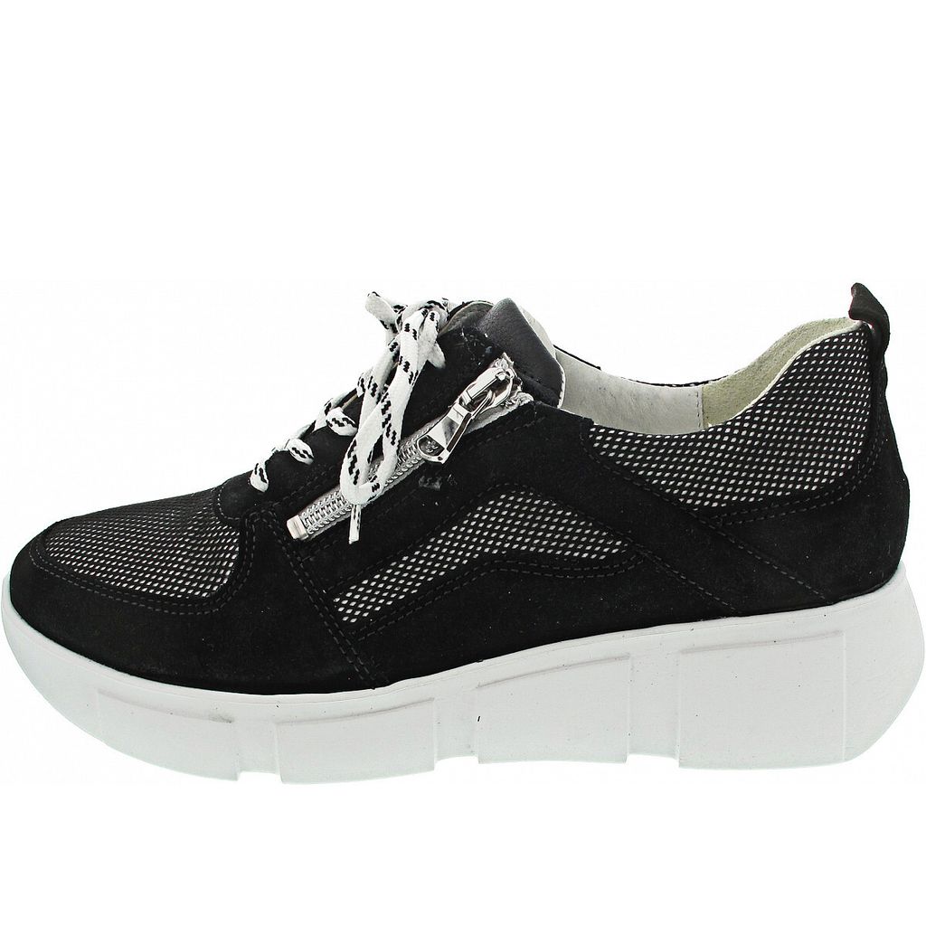Waldläufer H-Lou Damen sportlicher Schnürer in Metallic, Produktbild 