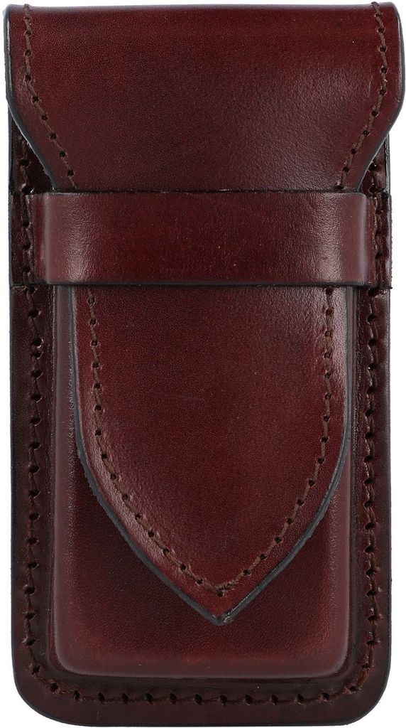 Mika Stifteetui Sattelleder braun ca. 16 x 2 x 7 cm 28063302