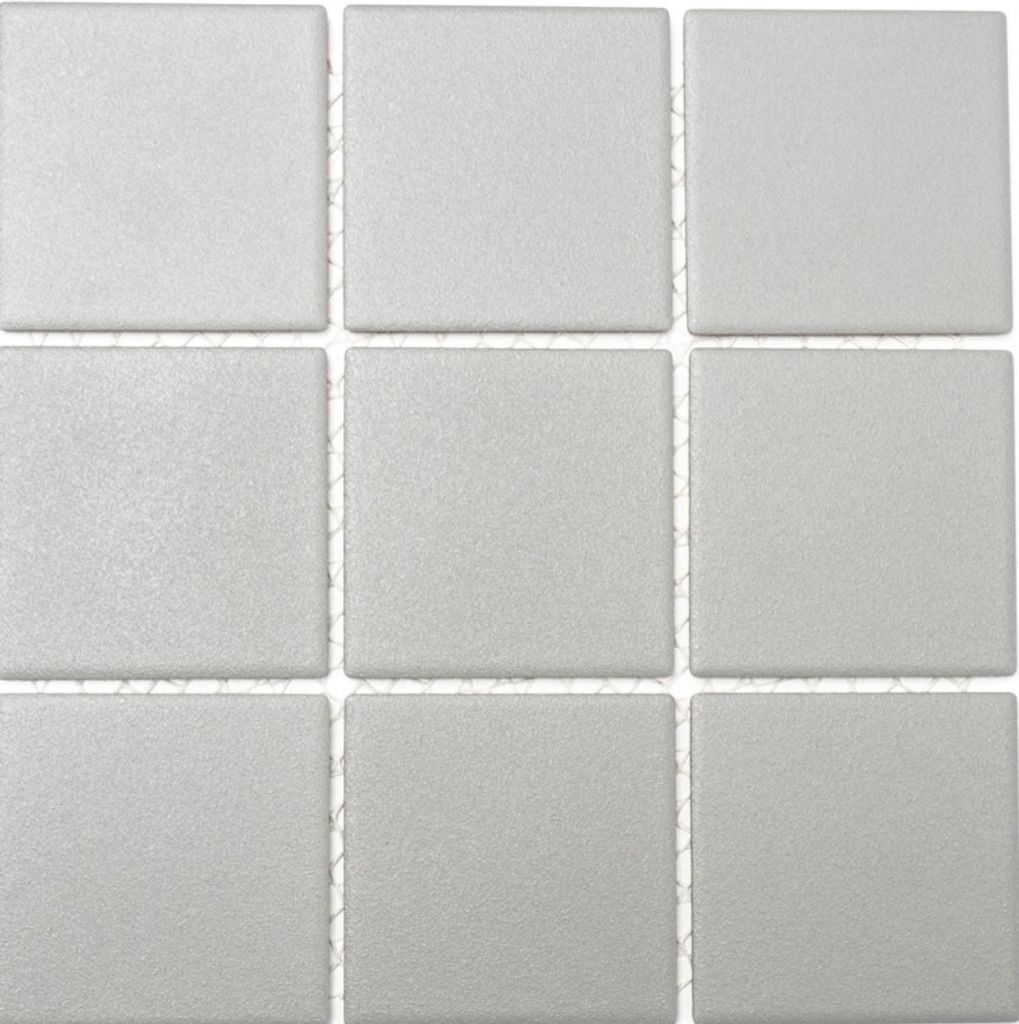 Mosaikfliese Keramik grau steingrau Duschtasse Bodenfliese Produktbild 