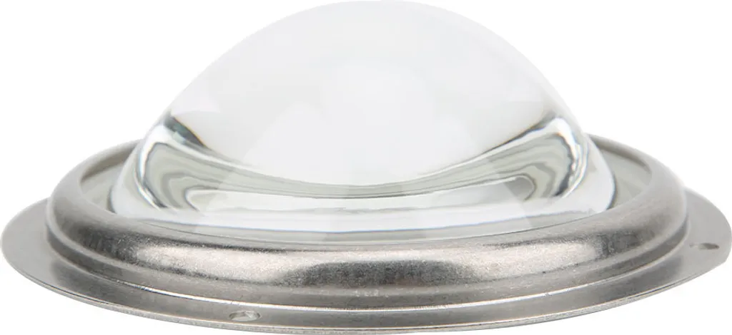 Lente condensatrice da 100 mm a 60° con supporto di fissaggio impermeabile con anello in gomma per LED da 20-200 W