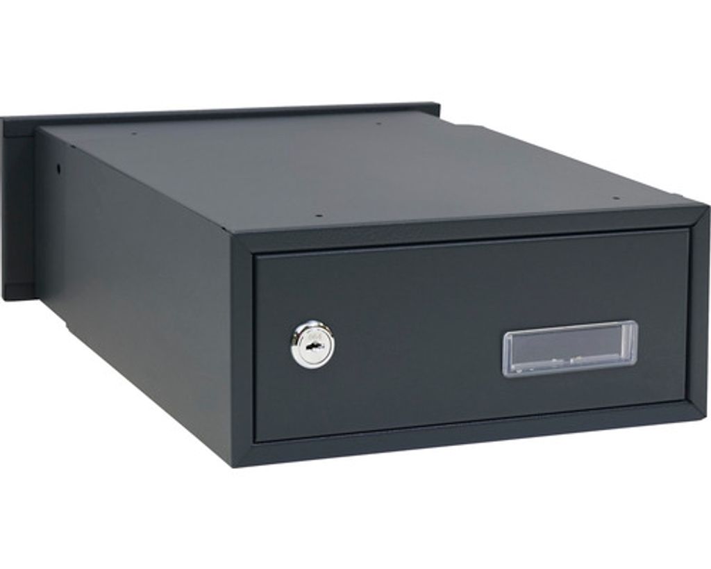 Stahlbriefkasten BK.38.R.AM zum Einmauern, 285 x 110 x Produktbild 