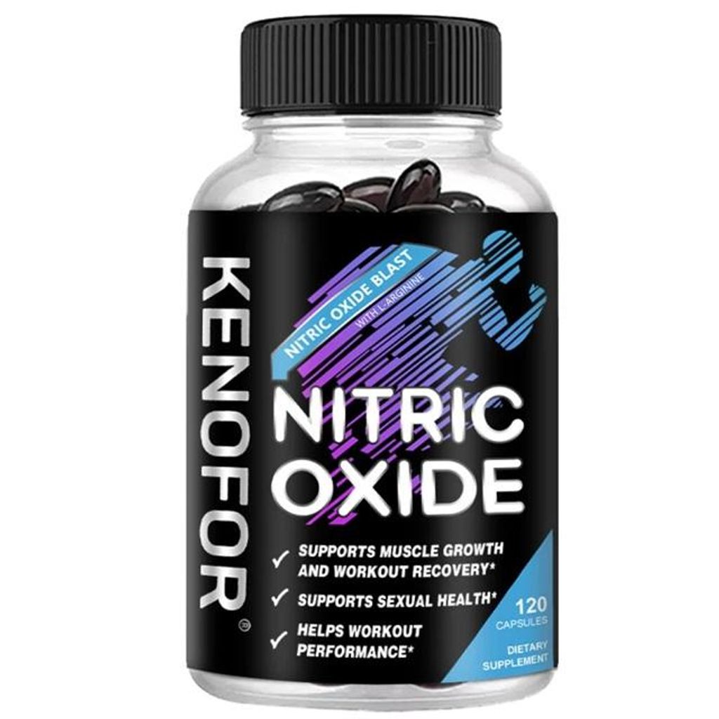 Nitric Oxide (120 Kapseln) Nahrungsergänzungsmittel, Energie, Ausdauer, Stärke, Muskeln, Wachstum, Erholung, Kreislauf, Libido, Männergesundheit