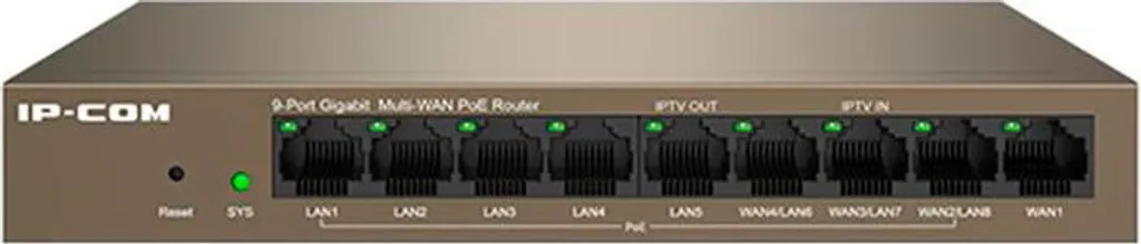 Routeur VPN Gigabit IP-COM M20-8G-PoE pour Télétravail et Réseaux de Bureaux