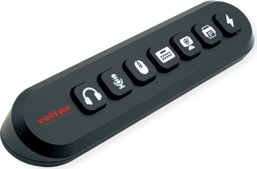 ROLINE USB 3.2 Gen 1 Hub, 7fach, austauschbare Tasten, Produktbild 