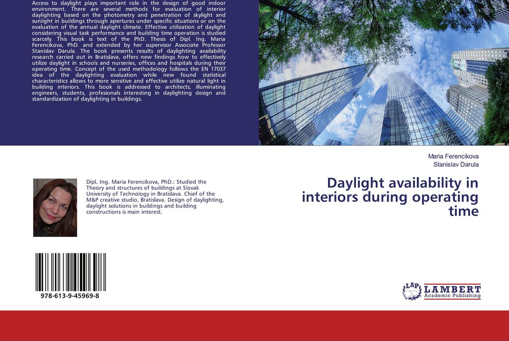 Daylight availability in interiors during operating time