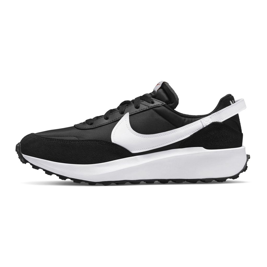 Nike Sneaker 'Waffle Debut' black/white-orange-clear, Herren:45.5 EU