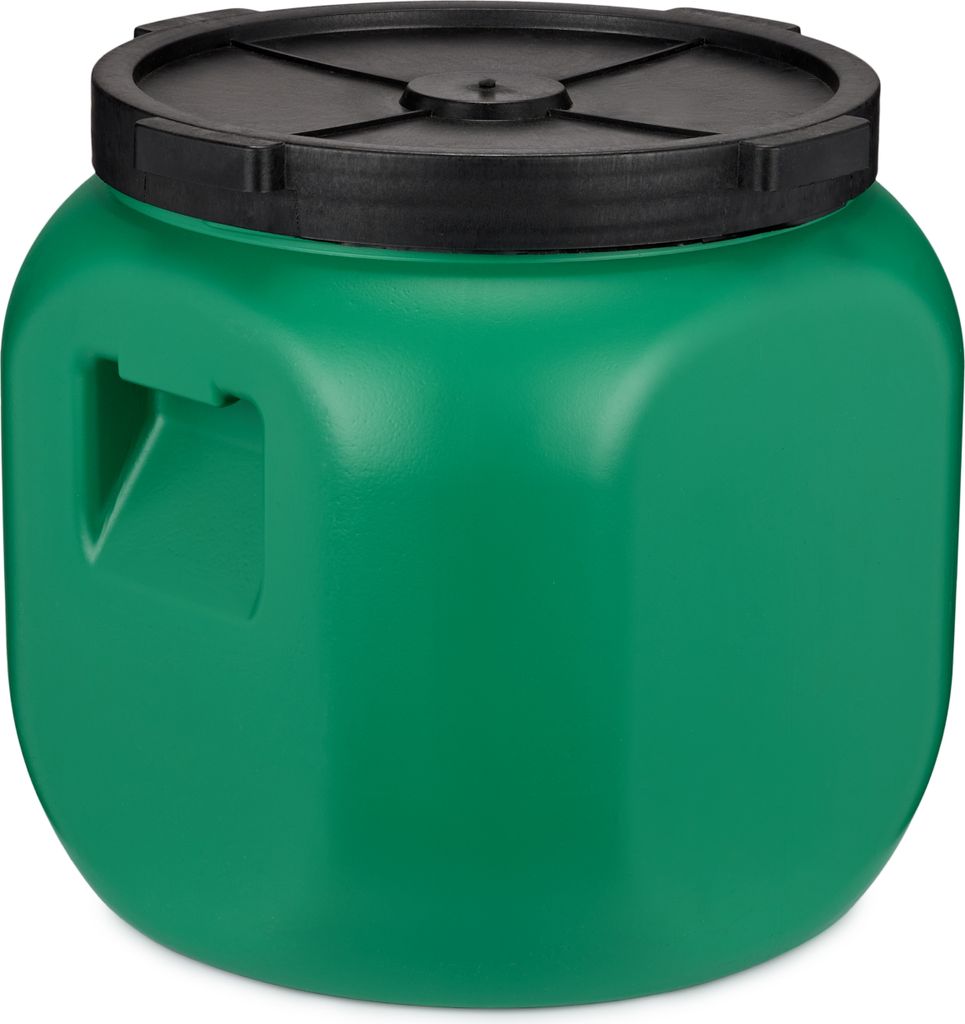 Garronda Weithalsfass 40 Liter Futtertonne mit Deckel ohne Dichtung– BPA-freier HDPE Futterbehälter für Wasser, Lagerung, Tierfutter, Sauerkrau...