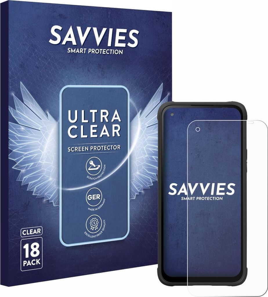 18x Für Hammer Blade V 5G Schutzfolie Savvies Displayschutz Display Schutz Folie Klar Transparent