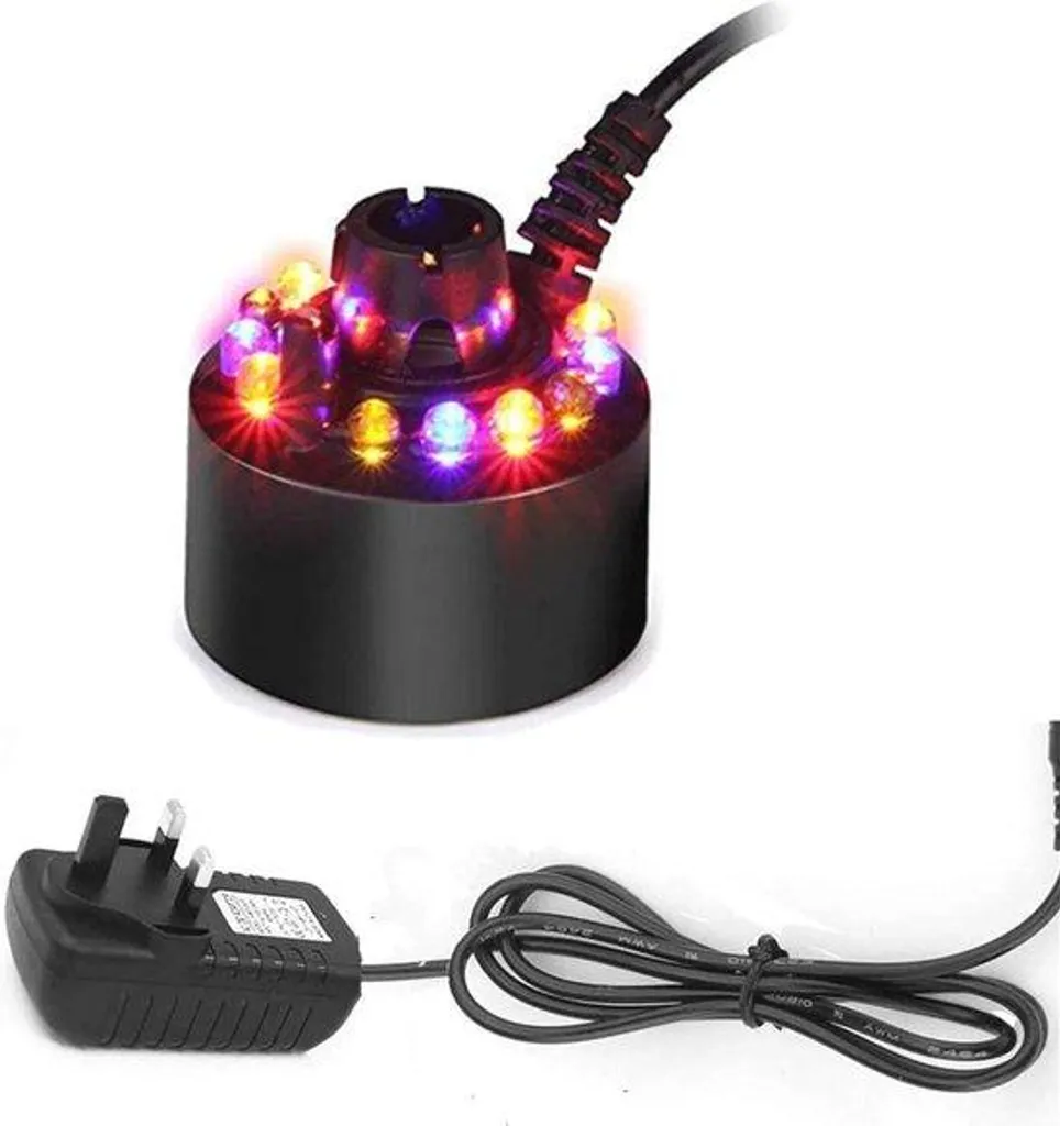 Mini Machine à Fumée LED 500W pour Halloween et Soirées de Noël