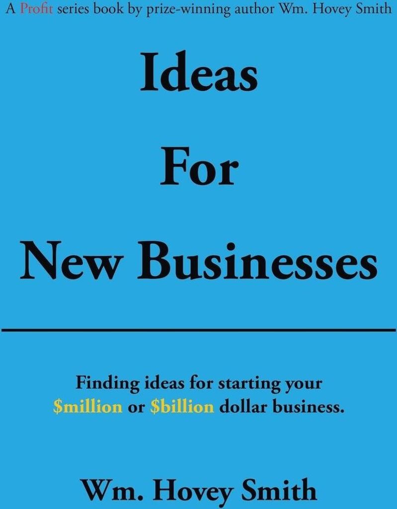 Ideas for New Businesses