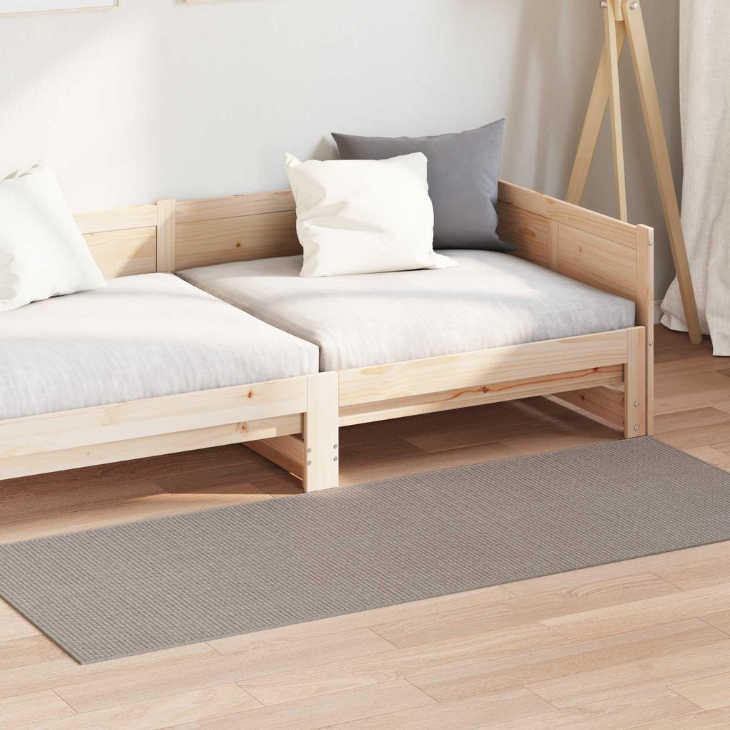 "Schlussverkauf" Bereichsteppiche - Rechtwinklig LUGO Taupe 150x80 cm Polyester - Designerteppiche C291