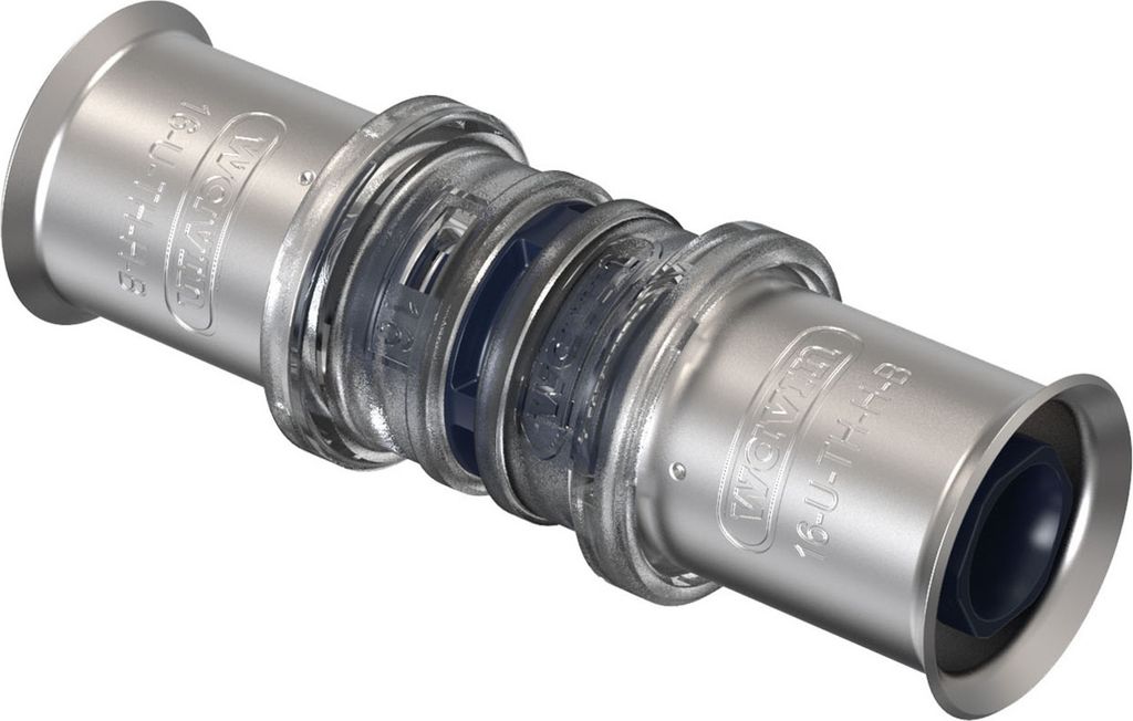 Wavin Tigris K5 PPSU gerade Kupplung 20mm für Trinkwasser, Heizung und Druckluft