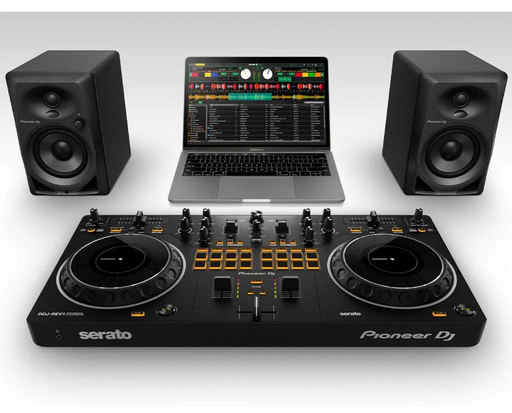 Console de Mixage DJ Pioneer DDJ-REV1 Noir pour Serato DJ Lite