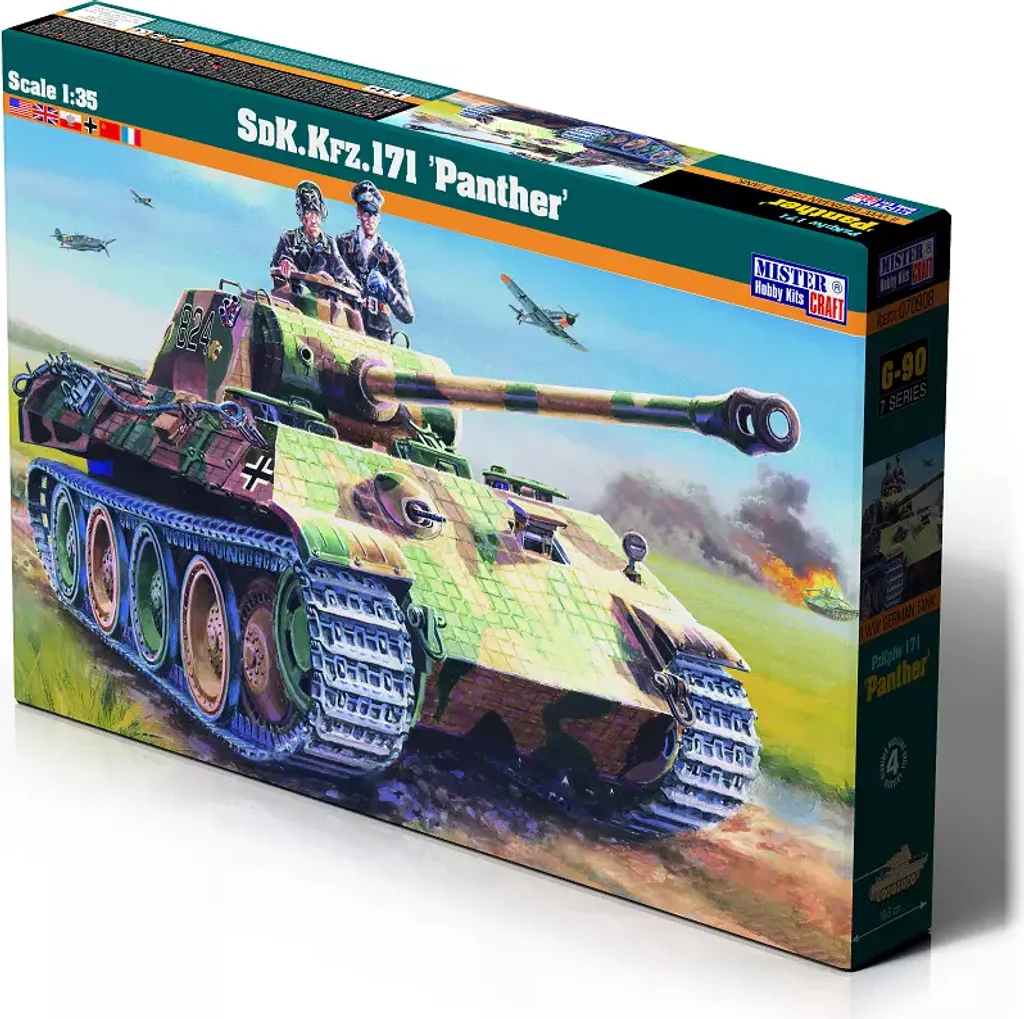 Maquette Sd.Kfz.171 Panther Ausf. G G-90 à assembler Échelle 1:35