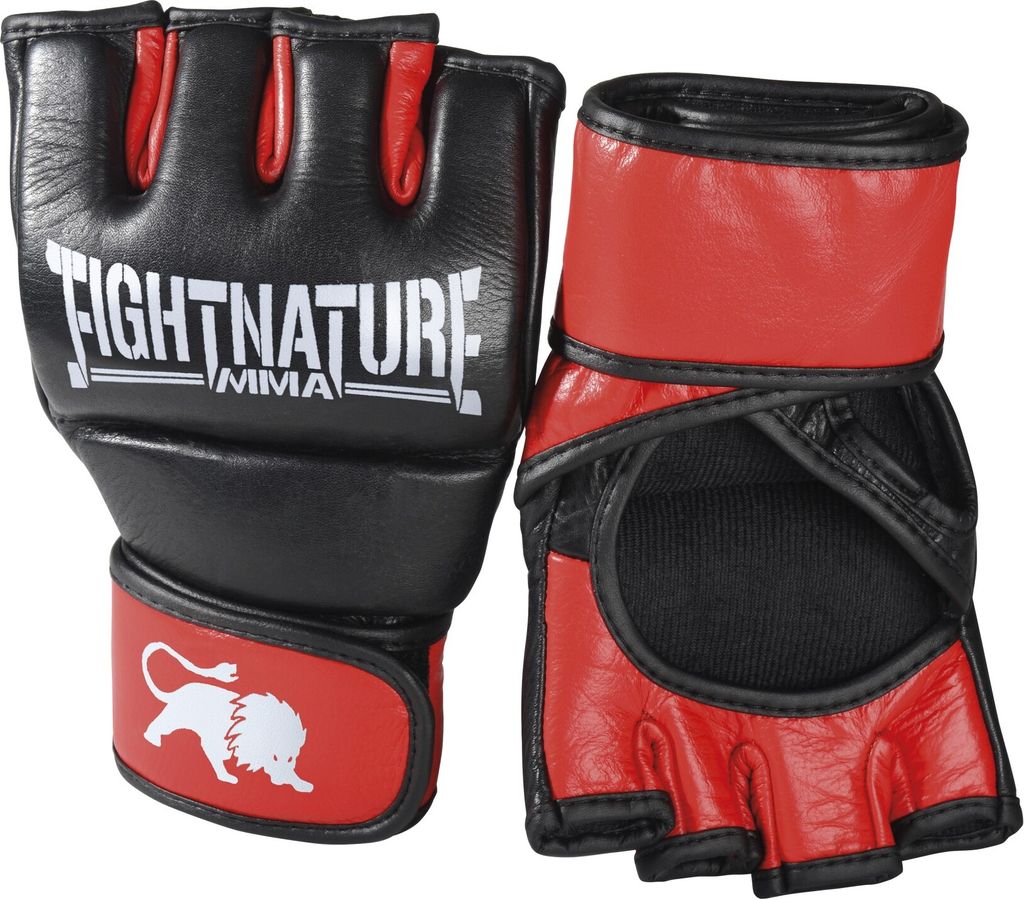 FIGHTNATURE MMA Handschuhe Leder M