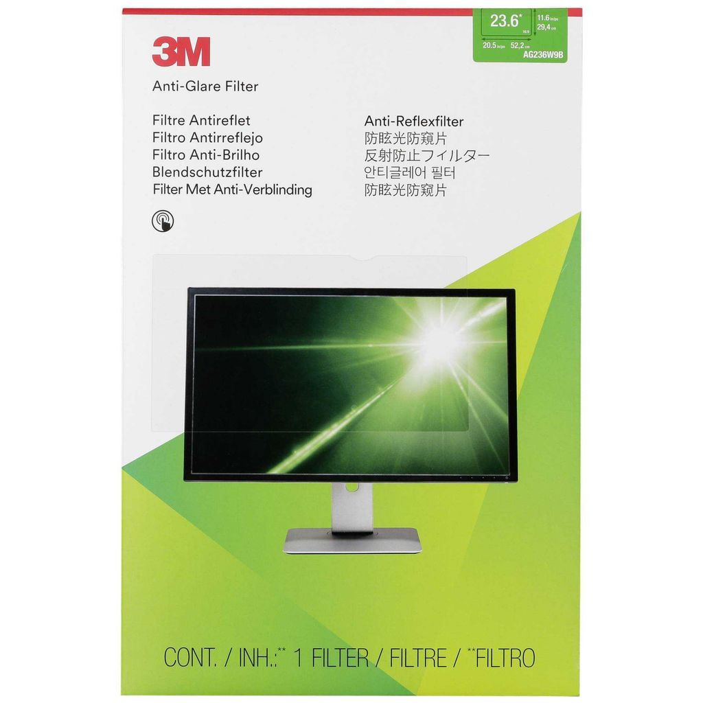 3M AG236W9B Blendschutzfilter für LCD Widescreen Monitor 23,6