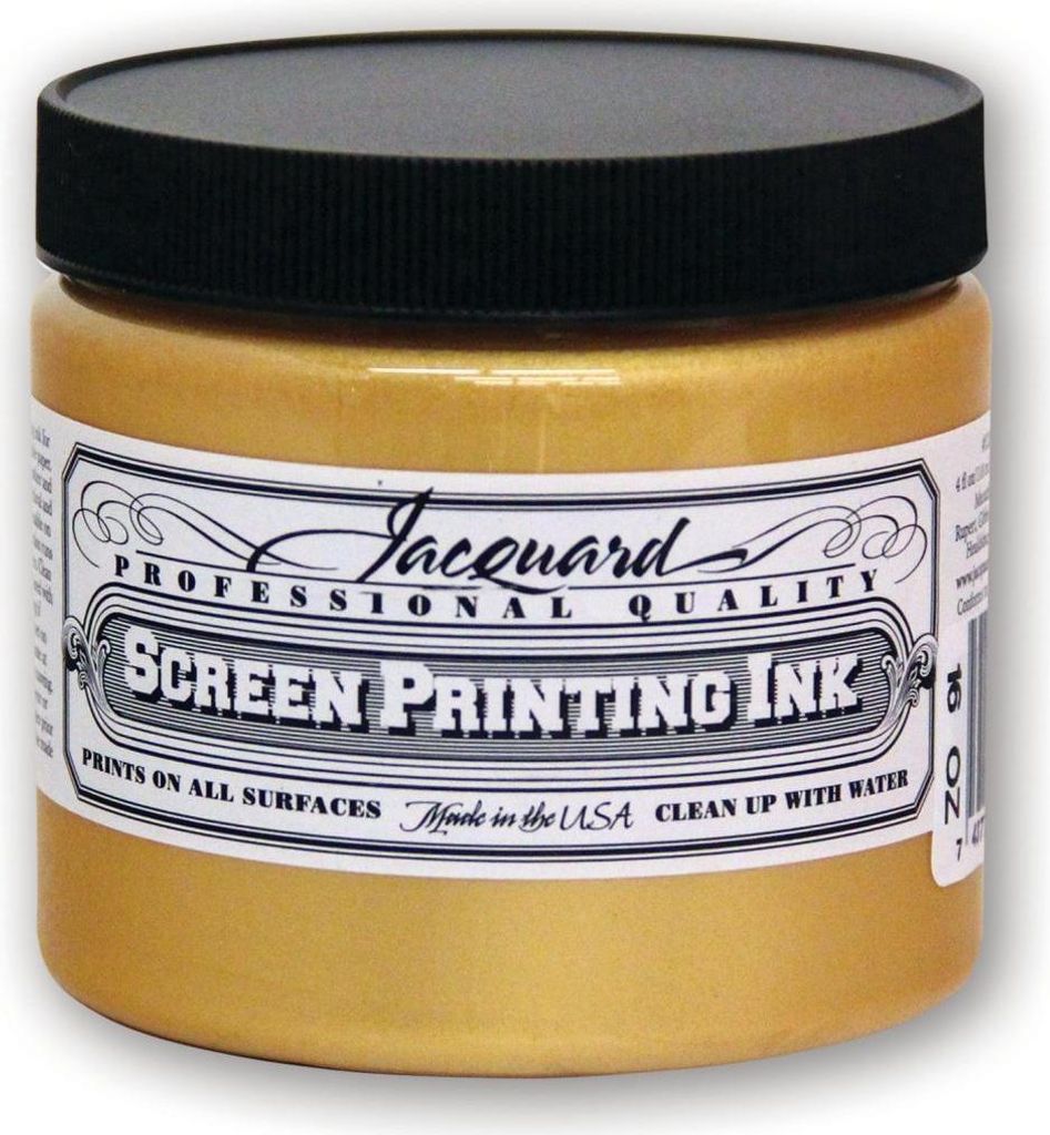Jacquard Siebdruckfarbe 470 ml Sun Gold für Textilien und Papier