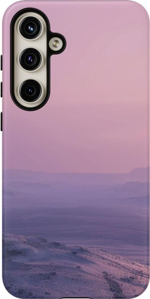 Fremde Zwillingssonnen-Landschaft – Hülle Kompatibel mit Samsung Galaxy S24 Plus