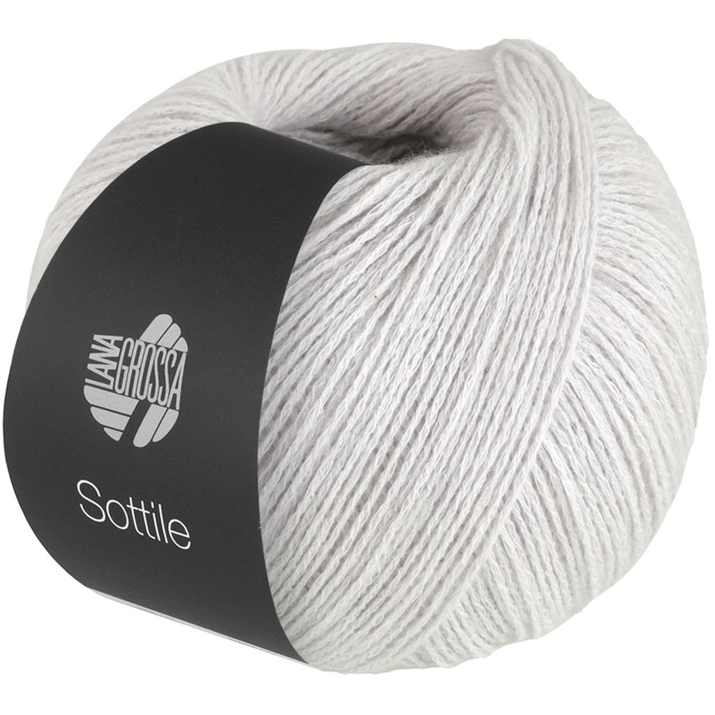 Lana Grossa - Sottile 0015 silbergrau Produktbild 